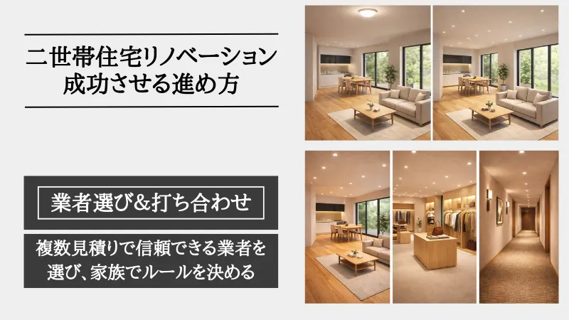 二世帯住宅 リノベーション