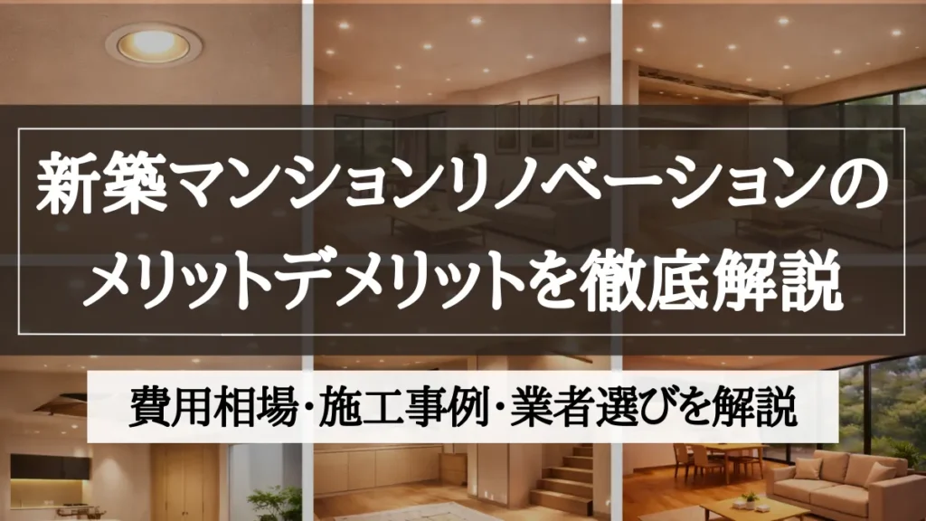 新築マンション リノベーション