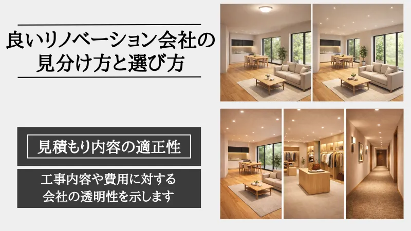 リノベーション会社 選び方