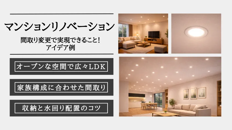 マンションリノベーション 間取り