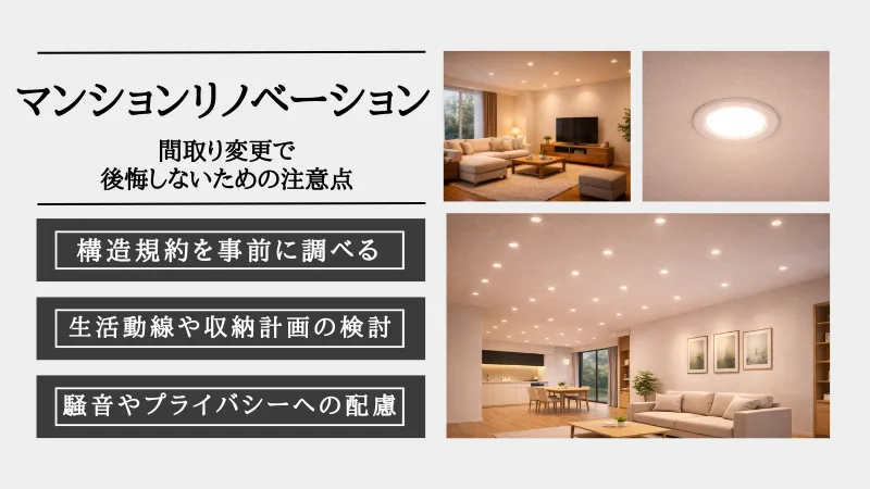 マンションリノベーション 間取り