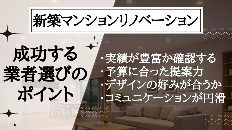 新築マンション リノベーション