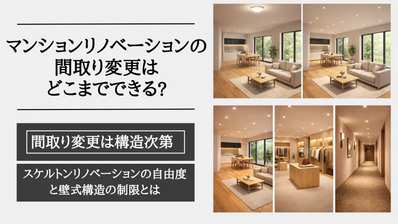 マンションリノベーション 間取り
