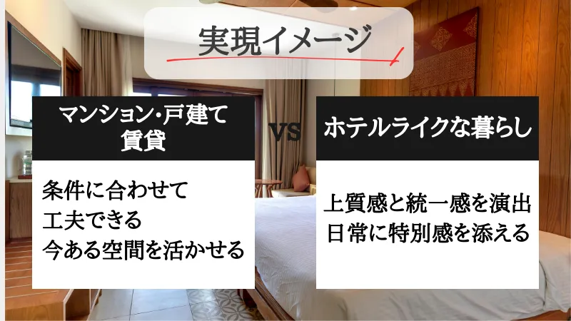 リノベーション ホテルライク