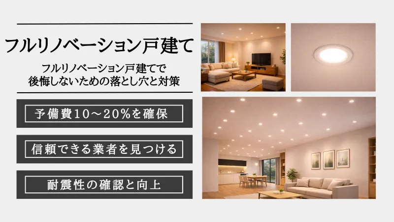 フルリノベーション 戸建て