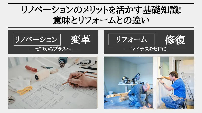 リノベーション の メリット