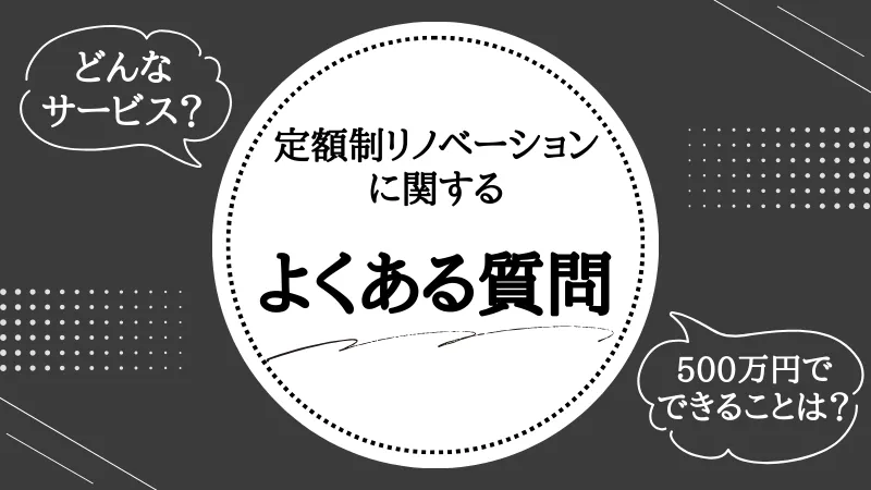 定額制リノベーション
