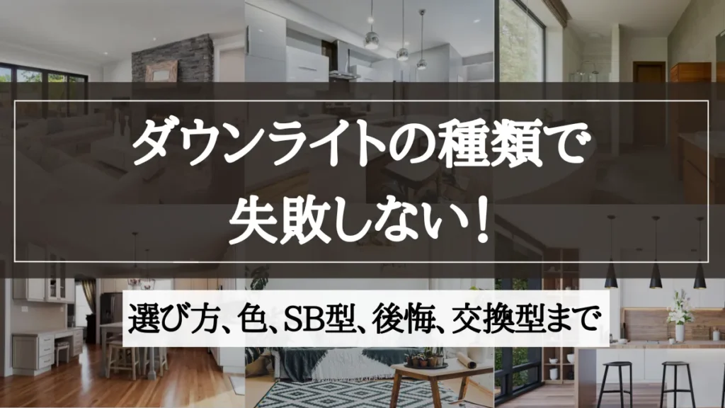 ダウンライト 種類