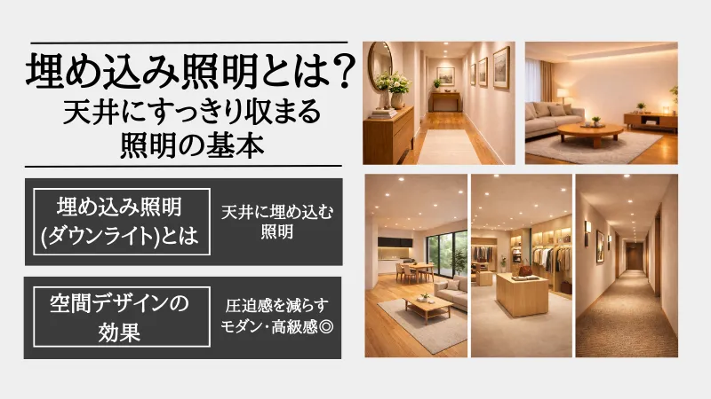 埋め込み照明とは