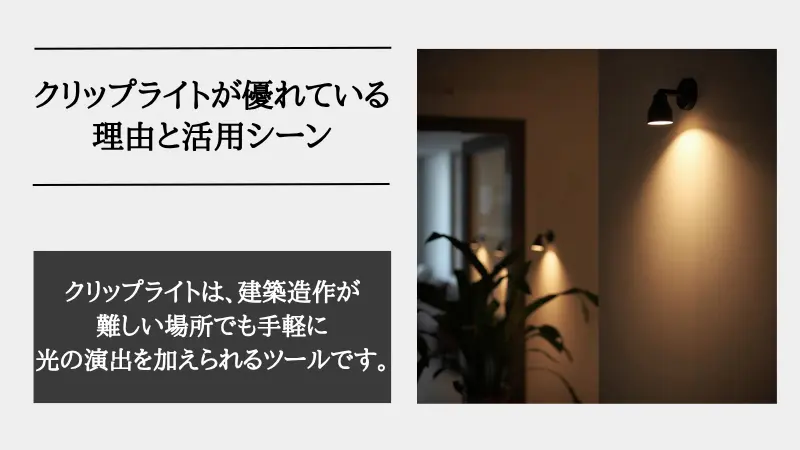 間接照明 クリップ