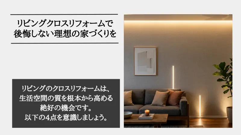 リビング クロス リフォーム