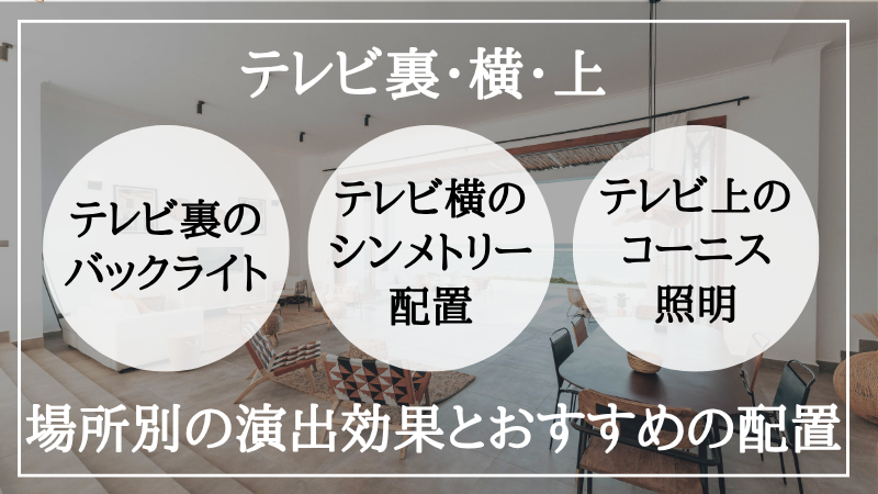 間接照明 テレビ