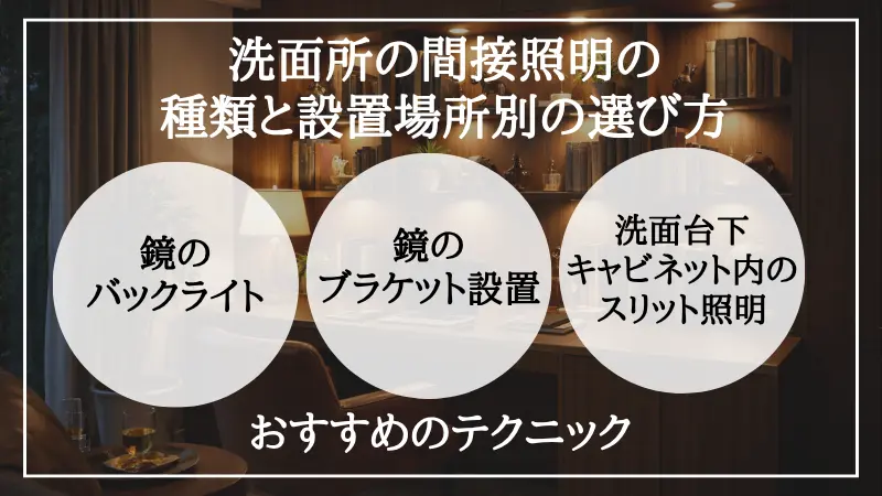 間接照明 洗面所