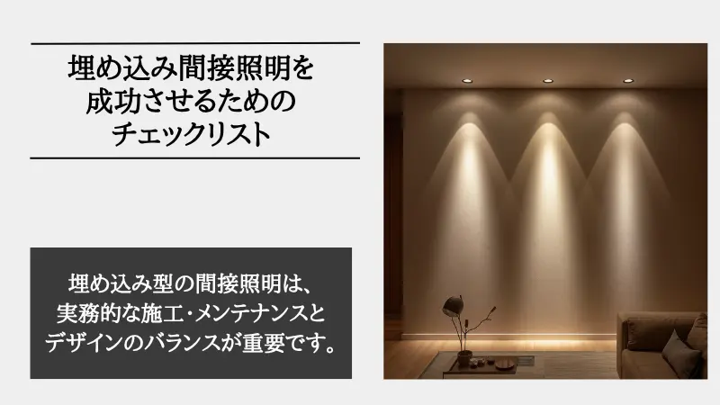 間接照明 埋め込み