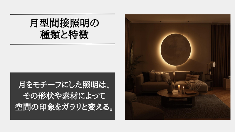 間接照明 月