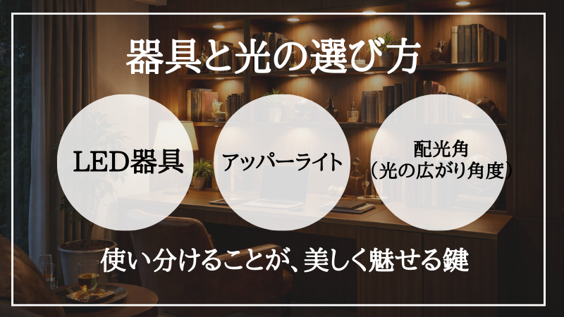 間接照明 観葉植物