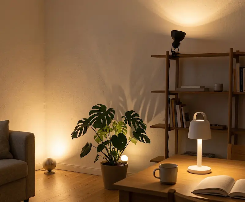 間接照明 リビング 後付け