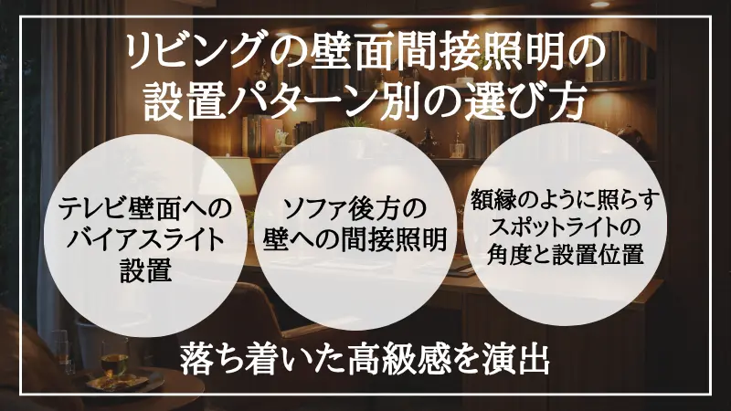 間接照明 リビング 壁