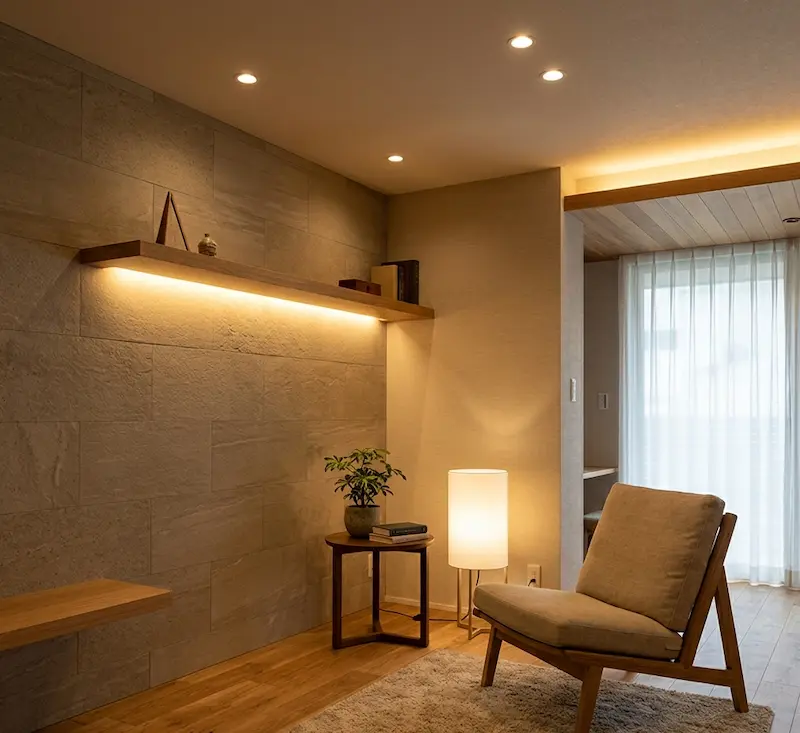 リビング 間接照明 led