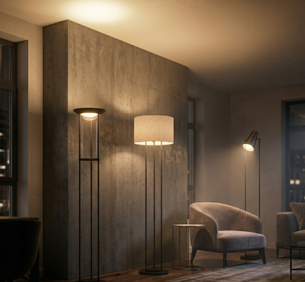 間接照明 フロアランプ