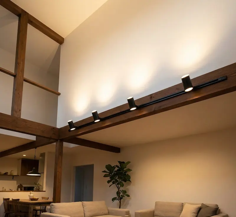 間接照明　天井