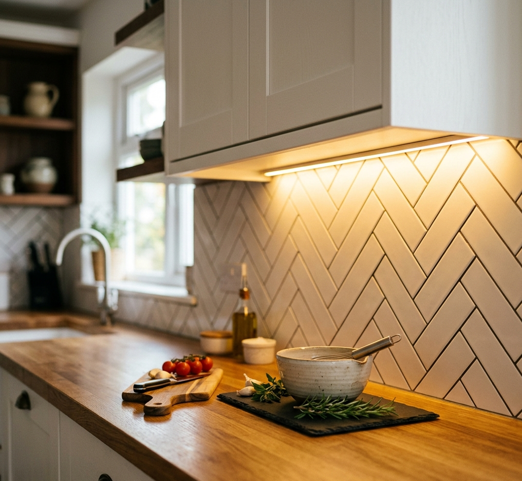 間接照明 キッチン