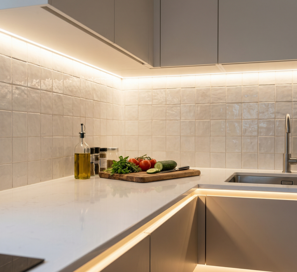 間接照明 キッチン