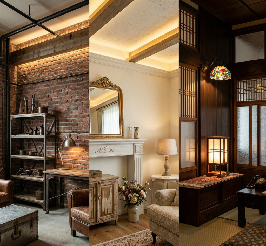 間接照明 ビンテージ