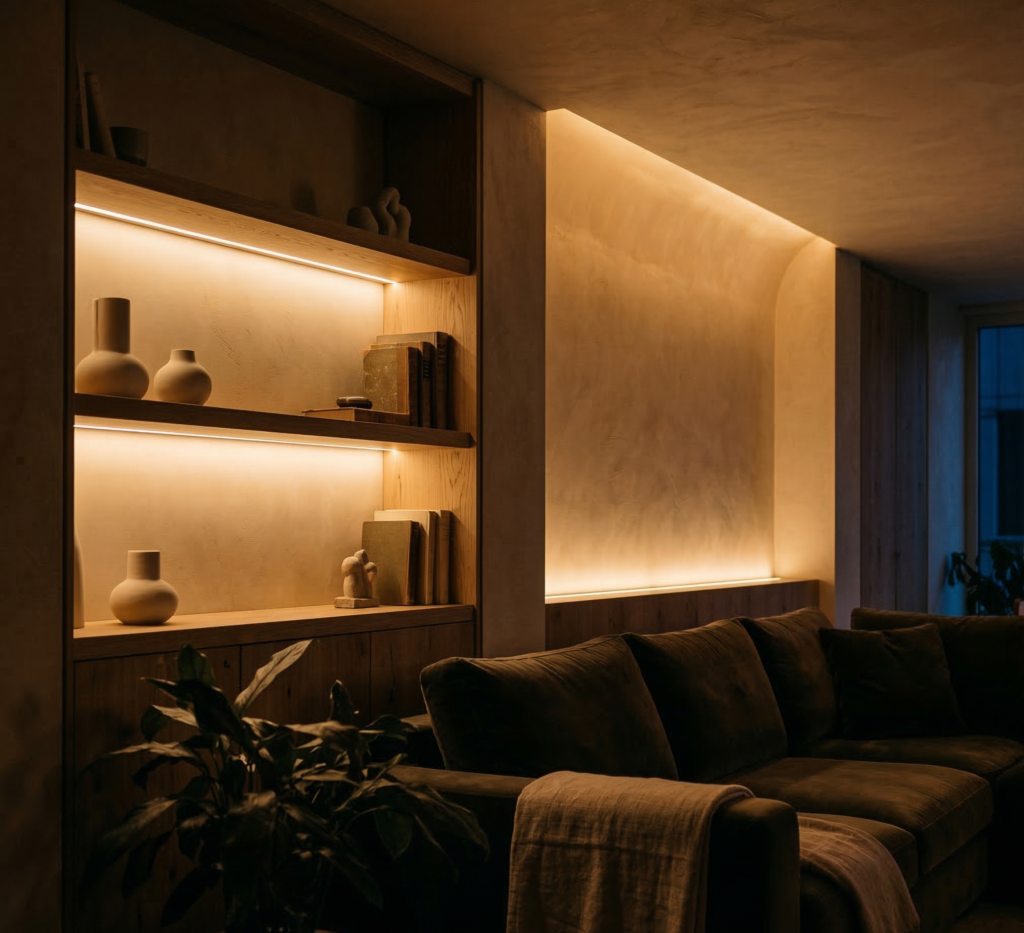 間接照明 明るい