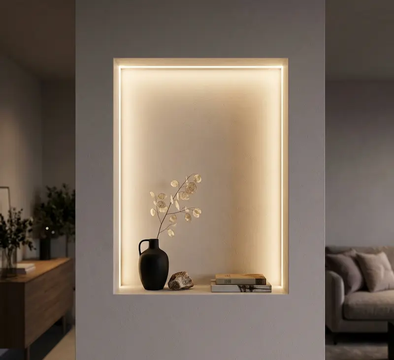 間接照明 ニッチ