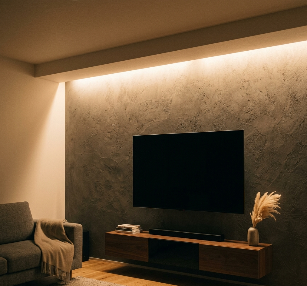 間接照明 テレビ