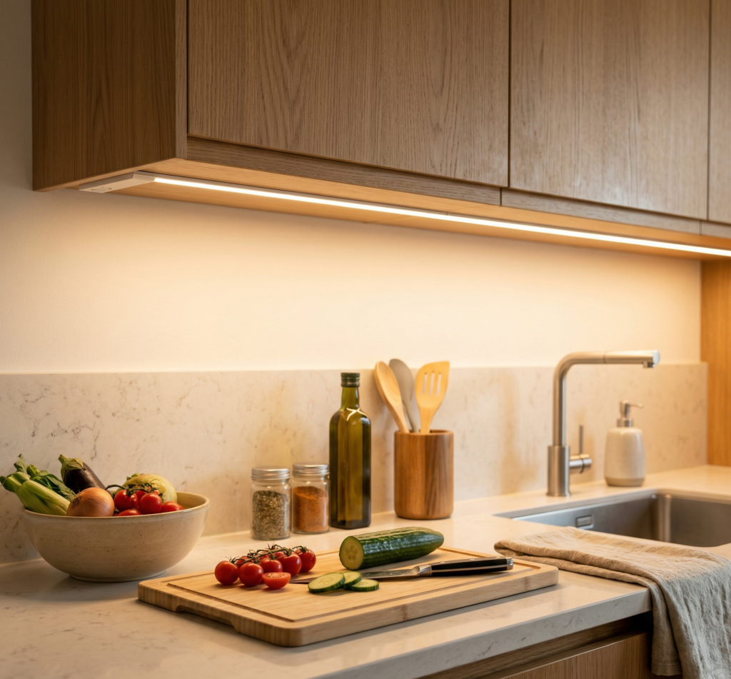 間接照明 キッチン