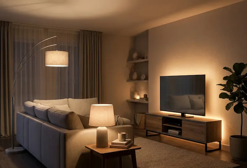 間接照明　コンセント