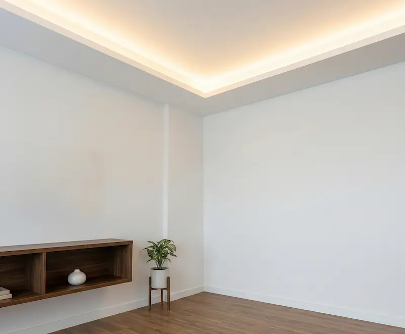 間接照明　天井