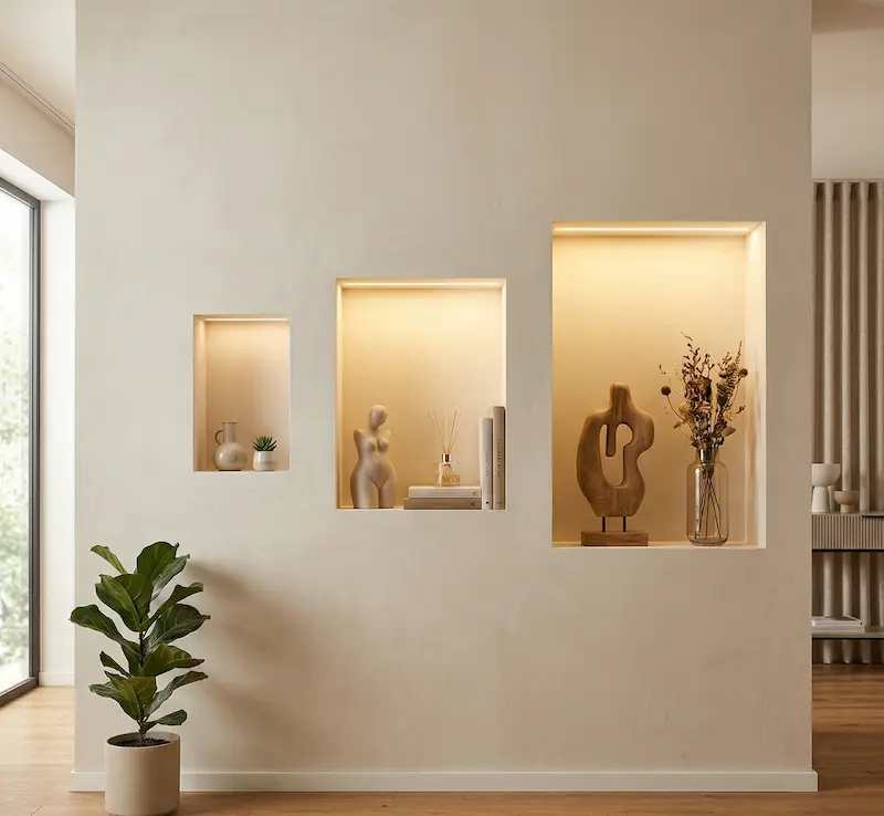 間接照明 ニッチ