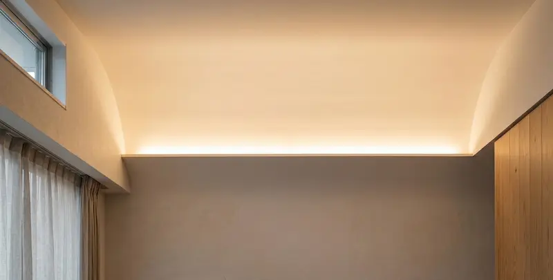 間接照明　天井