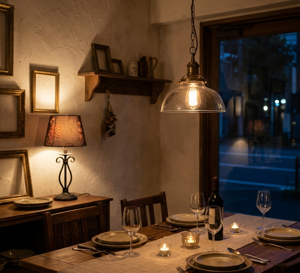 間接照明 ビンテージ