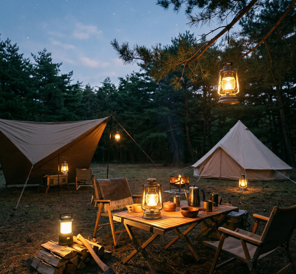 間接照明 ランタン