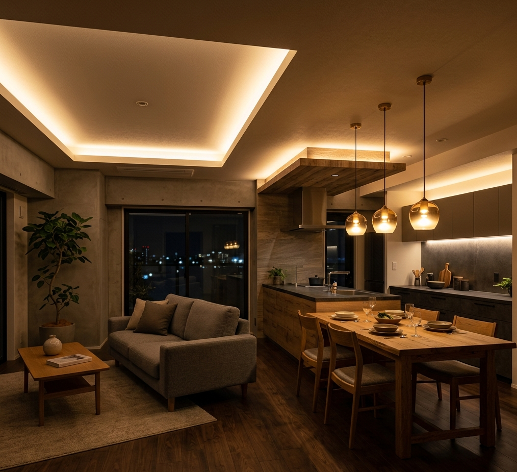 間接照明 電気代