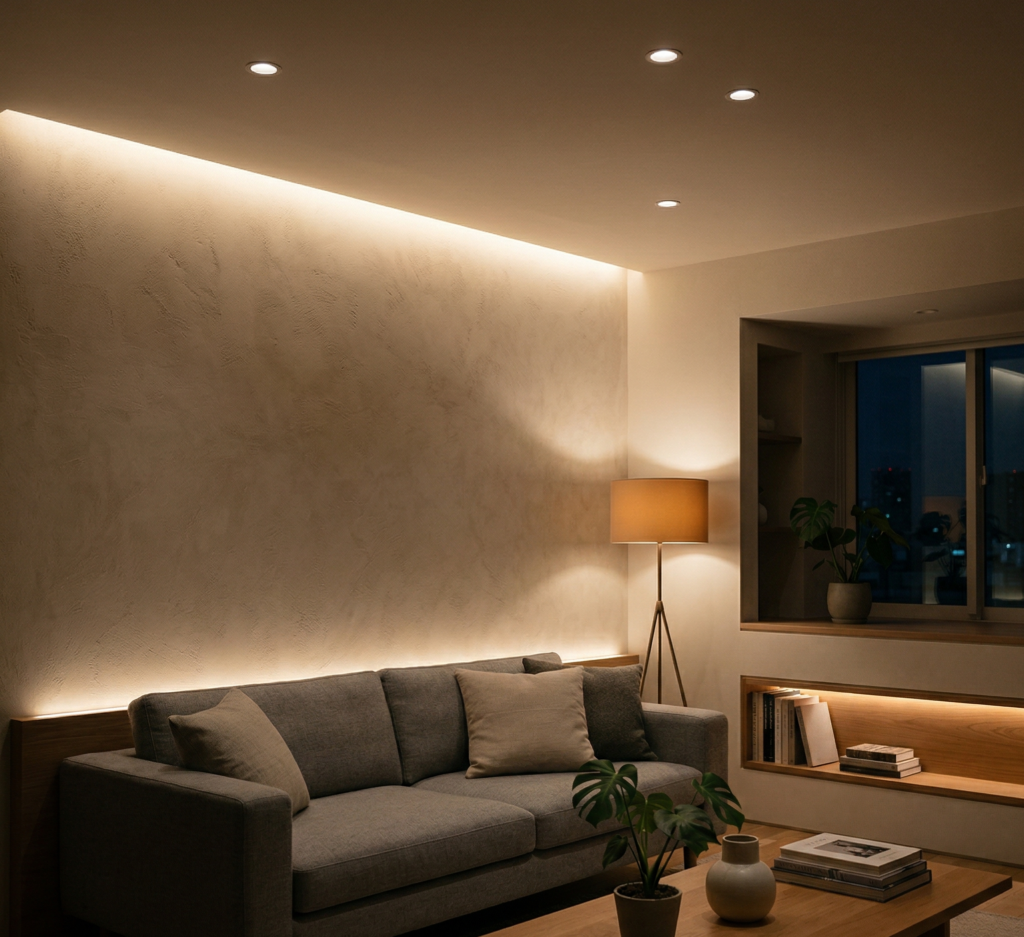 間接照明 直接照明