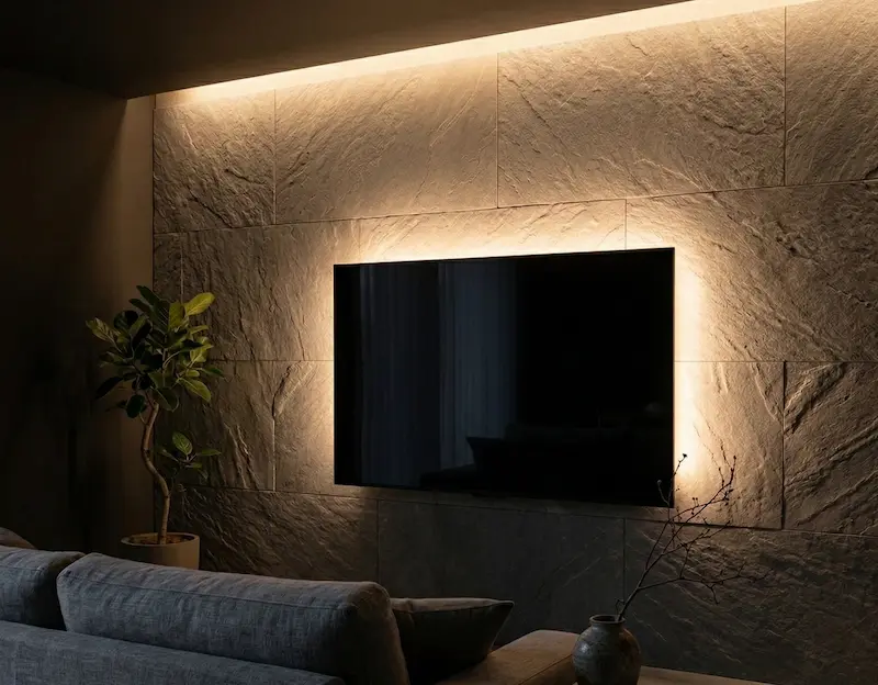 間接照明 テレビ