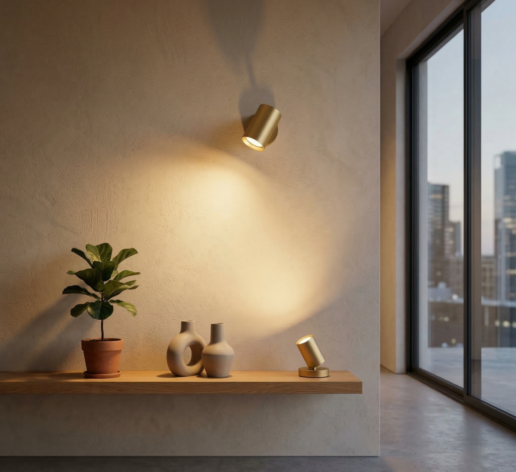 間接照明 観葉植物