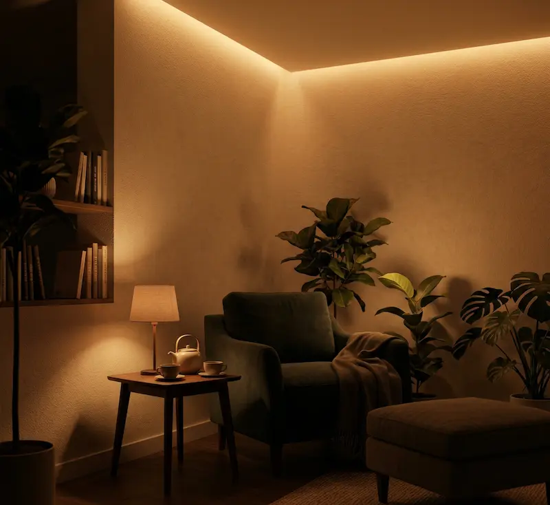 間接照明 リラックス