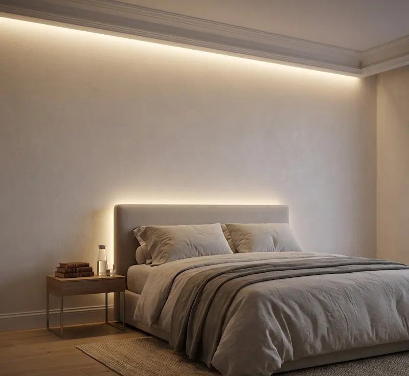 間接照明 寝る前