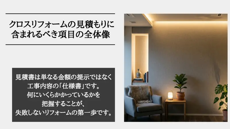 クロス リフォーム 見積もり