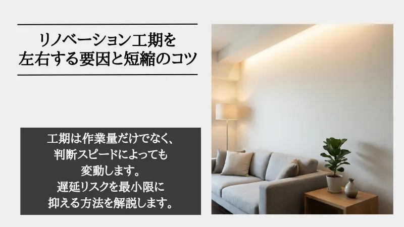 リノベーション 期間