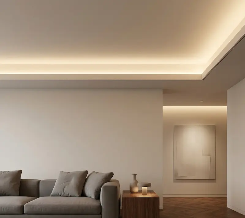 間接照明 リビング 後付け