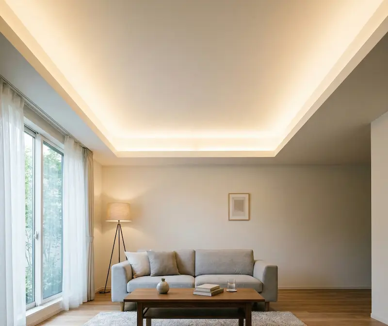 リビング 間接照明 led