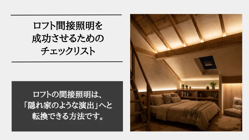 間接照明 ロフト