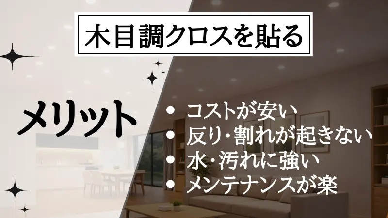 クロス 木目調